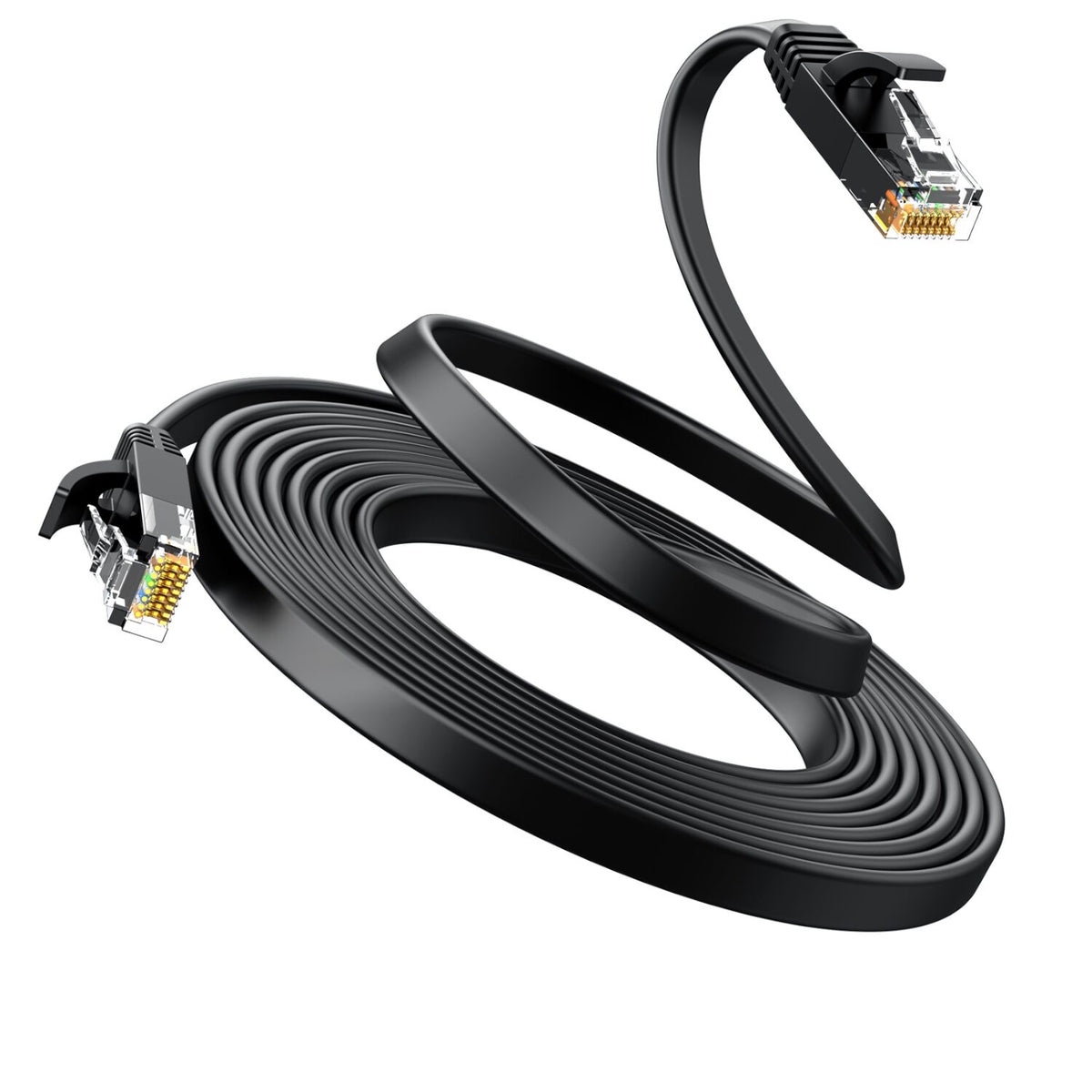 Image 3 for UGREEN NW102 Cat6 U/UTP Flat Ethernet Cable 2m - Black