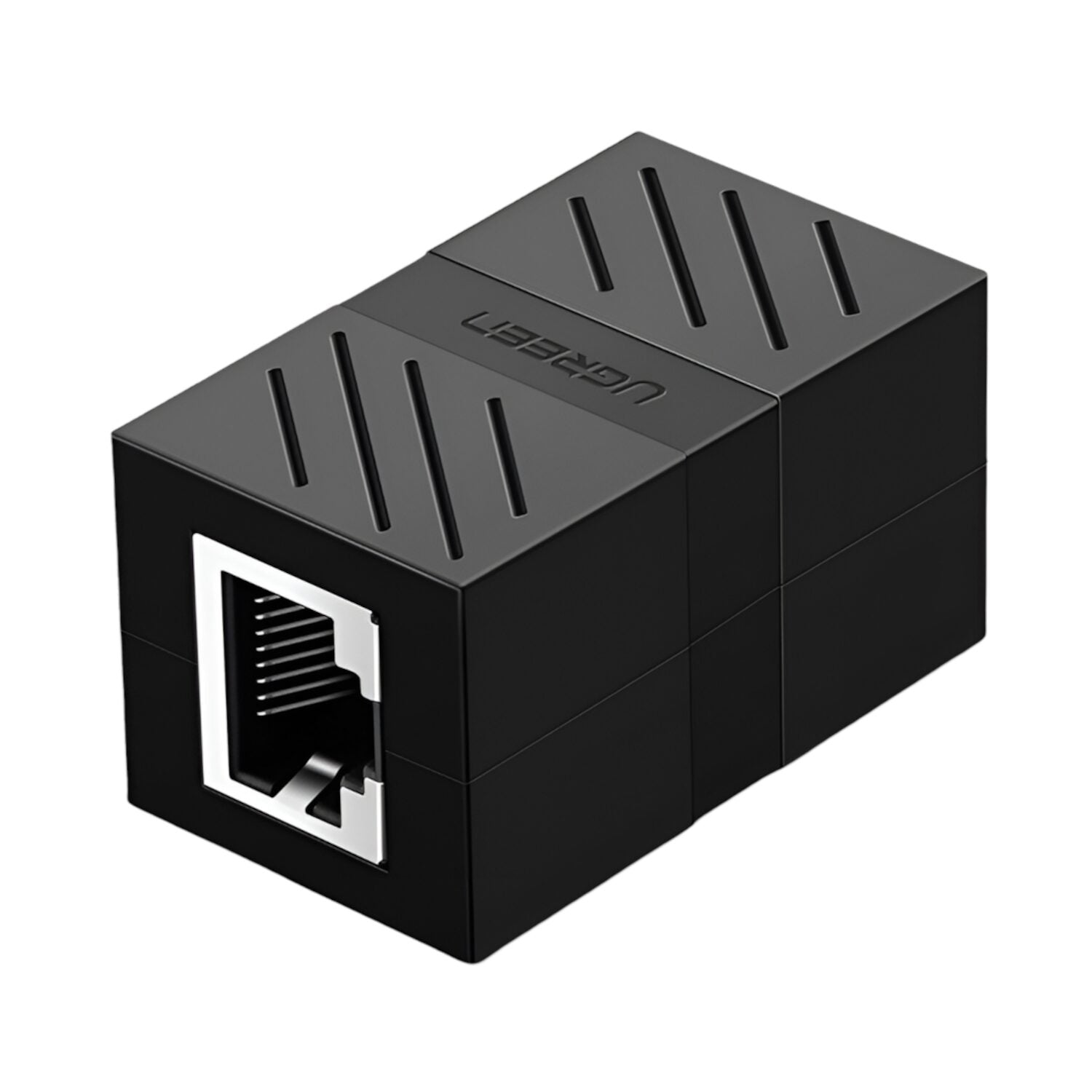 Image 2 for UGREEN RJ45 1Gbps Ethernet Cable Extender Adapter - Black