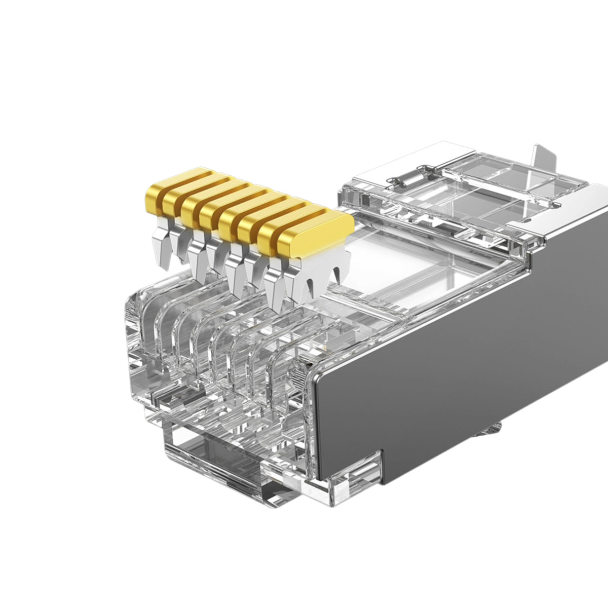 Image 2 for UGREEN Cat 7 Shielded RJ45 Modular Plug 10 Pack