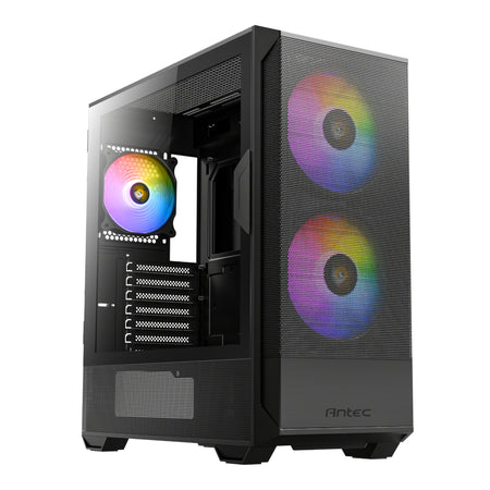 Image 1 for Antec NX416L ATX | Micro-ATX | ITX ARGB Mid-Tower Gaming Chassis - Black