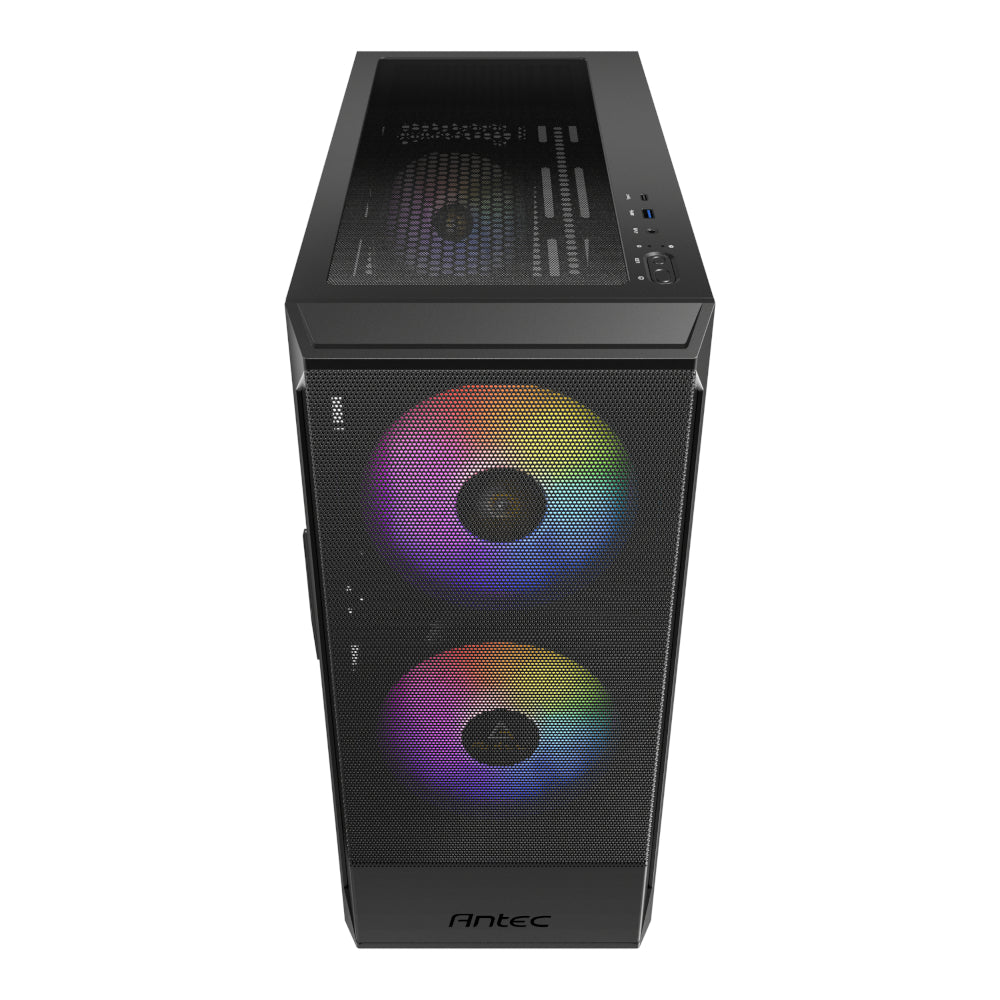 Image 2 for Antec NX416L ATX | Micro-ATX | ITX ARGB Mid-Tower Gaming Chassis - Black
