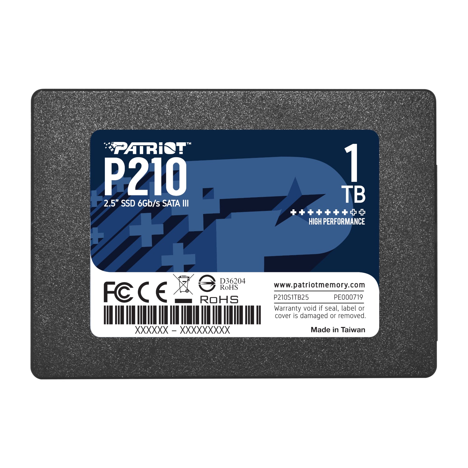 Image 1 for Patriot P210 1TB 2.5 Inch SATAIII SSD