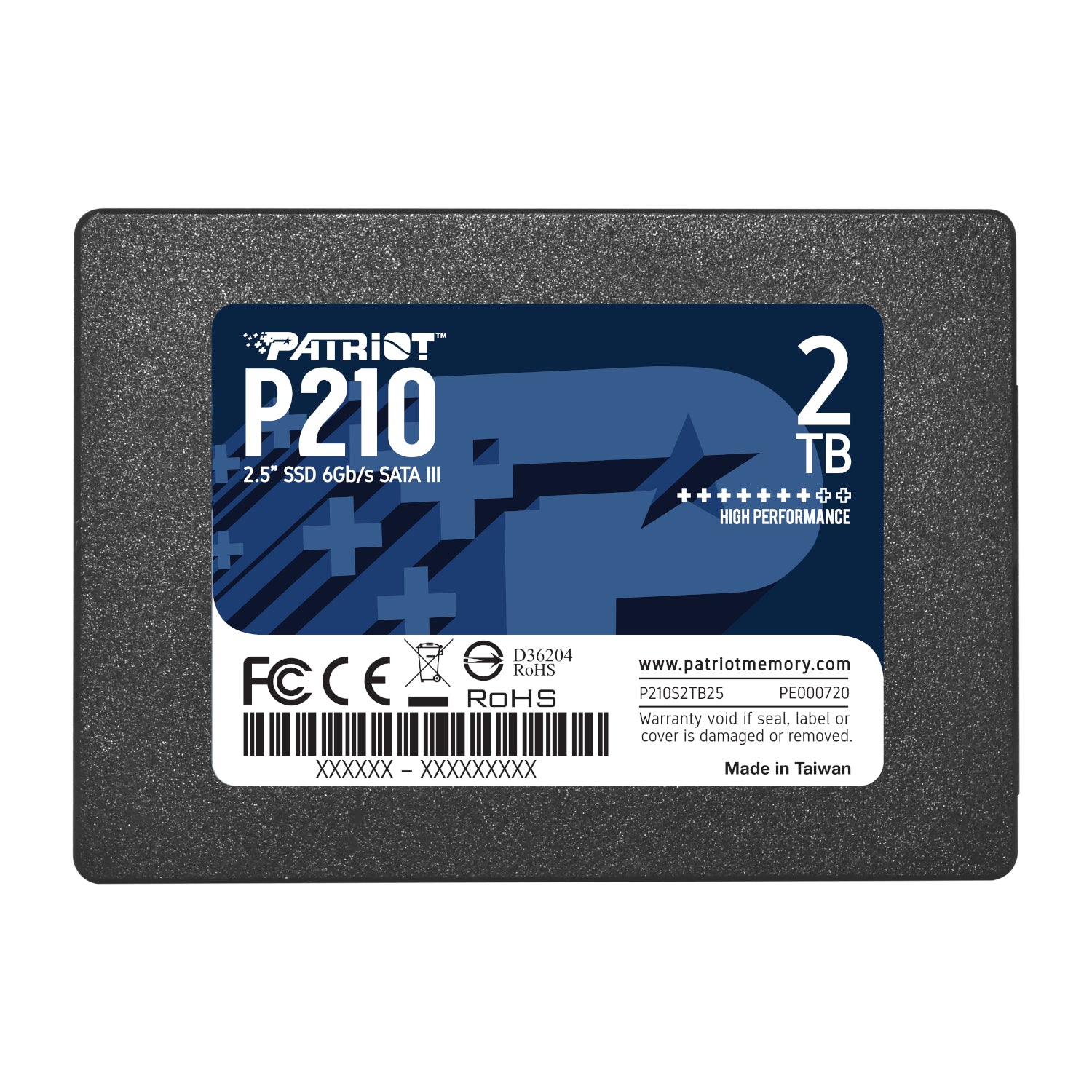 Image 1 for Patriot P210 2TB 2.5 Inch SATAIII SSD
