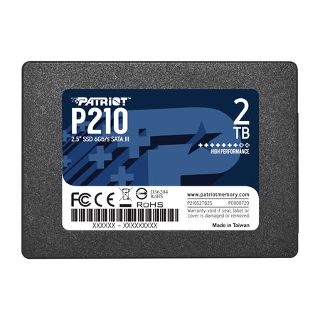 Image 1 for Patriot P210 2TB 2.5 Inch SATAIII SSD