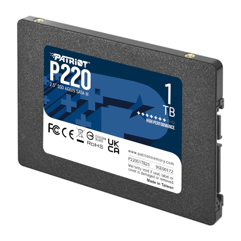 Image 2 for Patriot P220 1TB 2.5" SSD