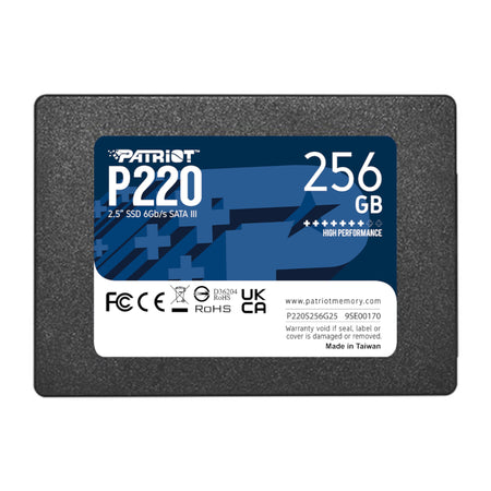 Image 1 for Patriot P220 256GB 2.5" SSD