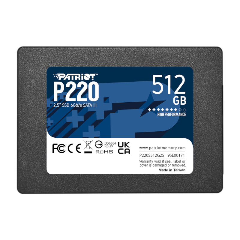 Image 1 for Patriot P220 512GB 2.5" SSD