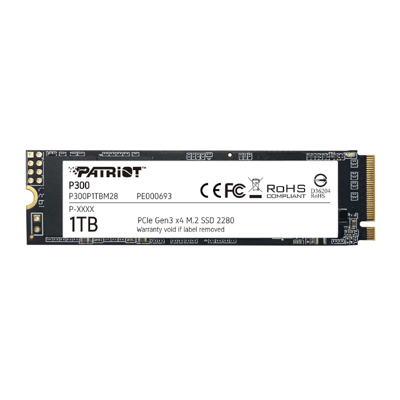 Image 1 for Patriot P300 1TB M.2 PCIe NVMe SSD