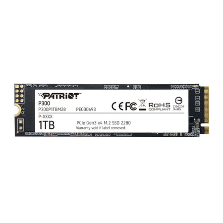 Image 1 for Patriot P300 1TB M.2 PCIe NVMe SSD