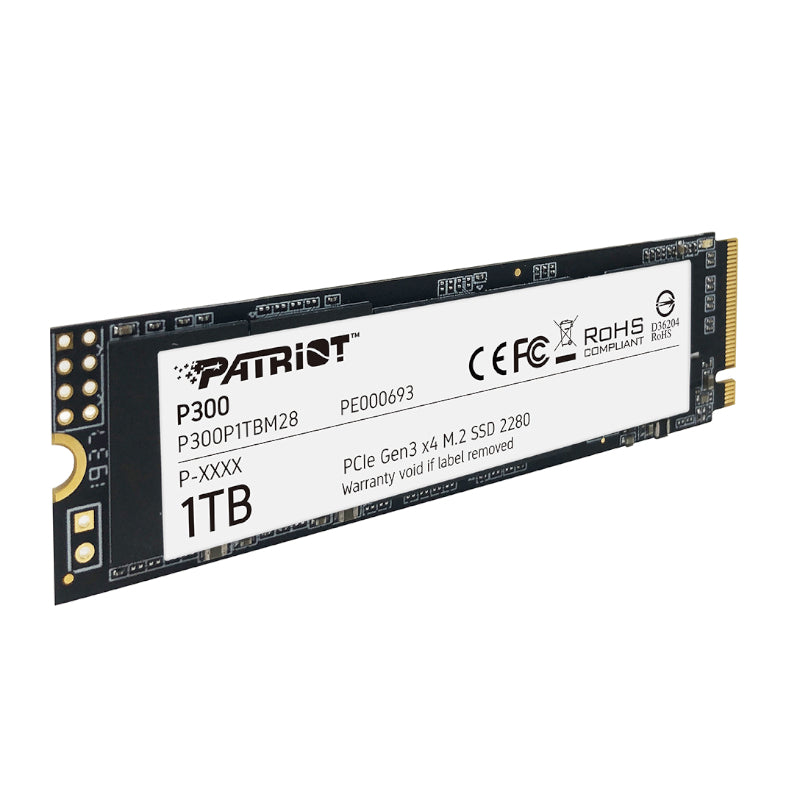 Image 2 for Patriot P300 1TB M.2 PCIe NVMe SSD