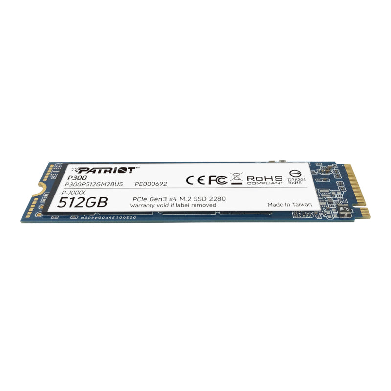 Image 2 for Patriot P300 512GB M.2 PCIe NVMe SSD