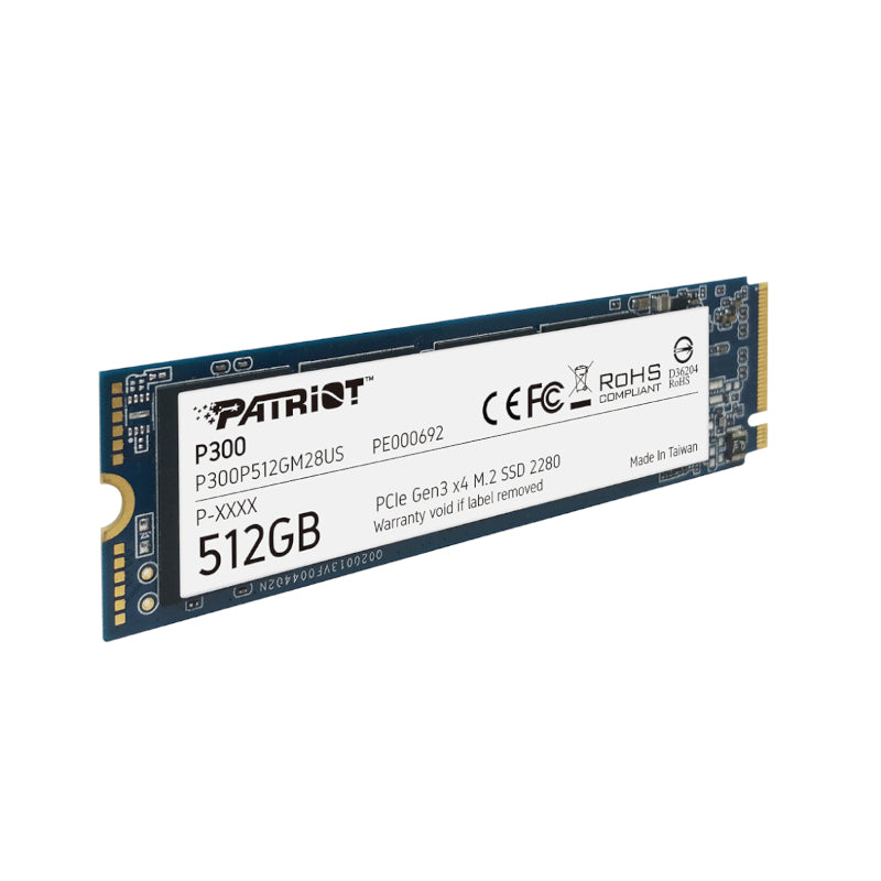 Image 3 for Patriot P300 512GB M.2 PCIe NVMe SSD