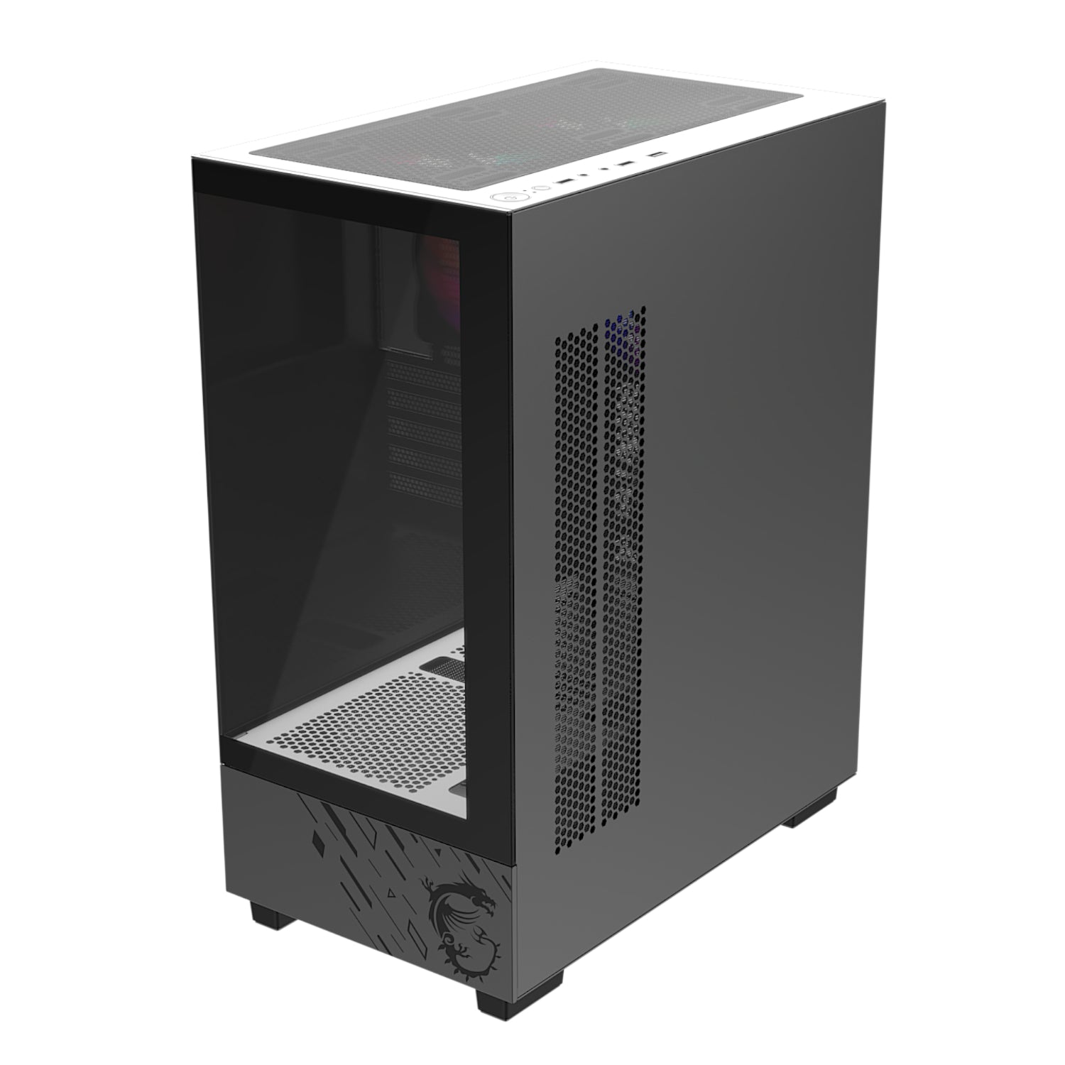 Image 3 for MSI PAG PANO M110A Micro-ATX Gaming Chassis – Black
