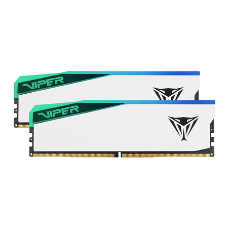 Image 1 for Patriot Viper Elite 5 RGB 32GB 6000MHz DDR5 Desktop Gaming Memory Kit - White