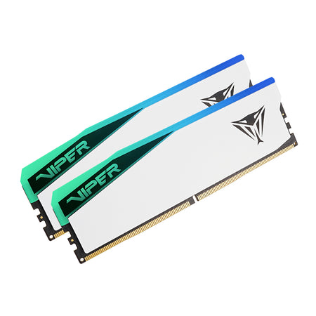 Image 2 for Patriot Viper Elite 5 RGB 32GB 6000MHz DDR5 Desktop Gaming Memory Kit - White