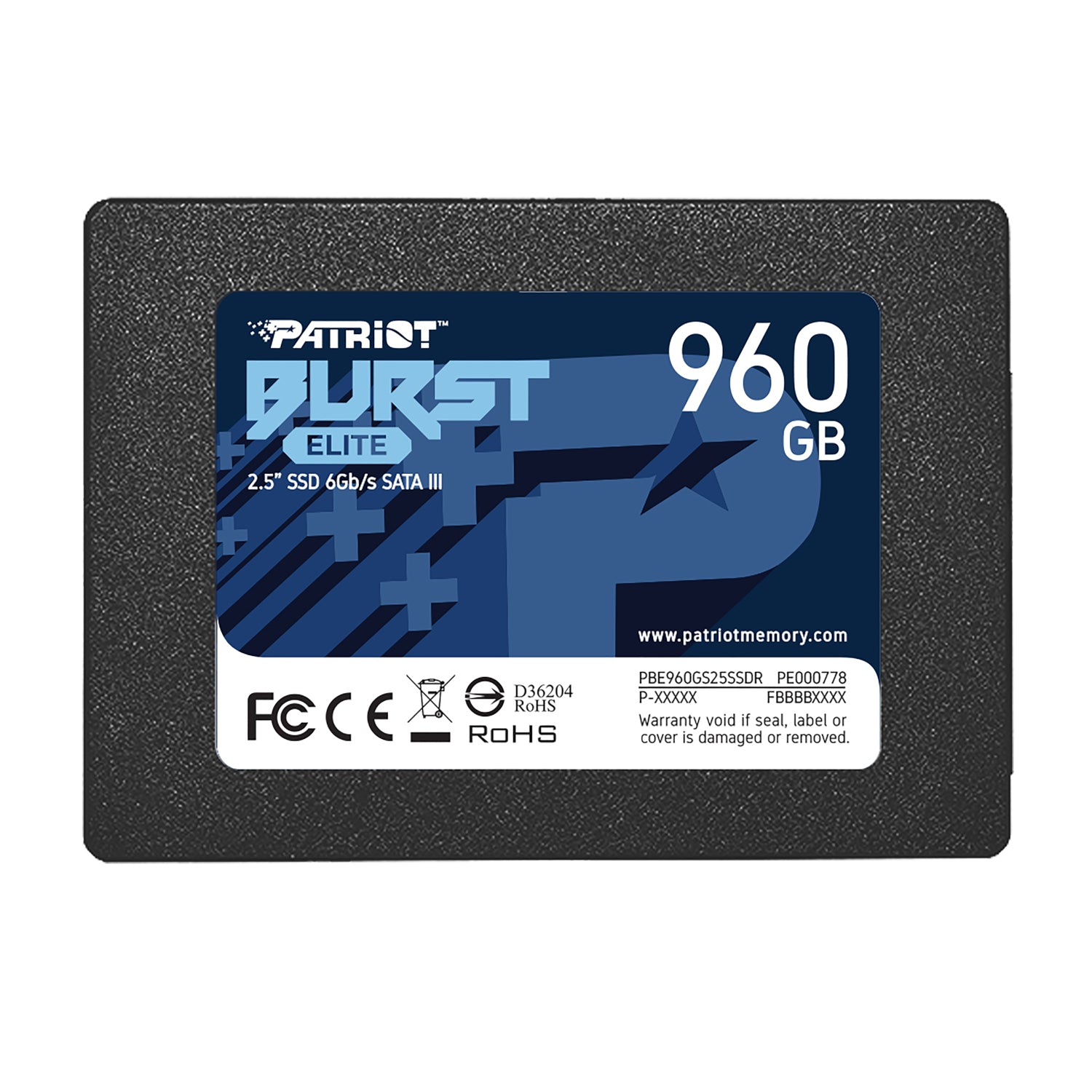 Image 1 for Patriot Burst Elite 960GB 2.5" SATA III SSD