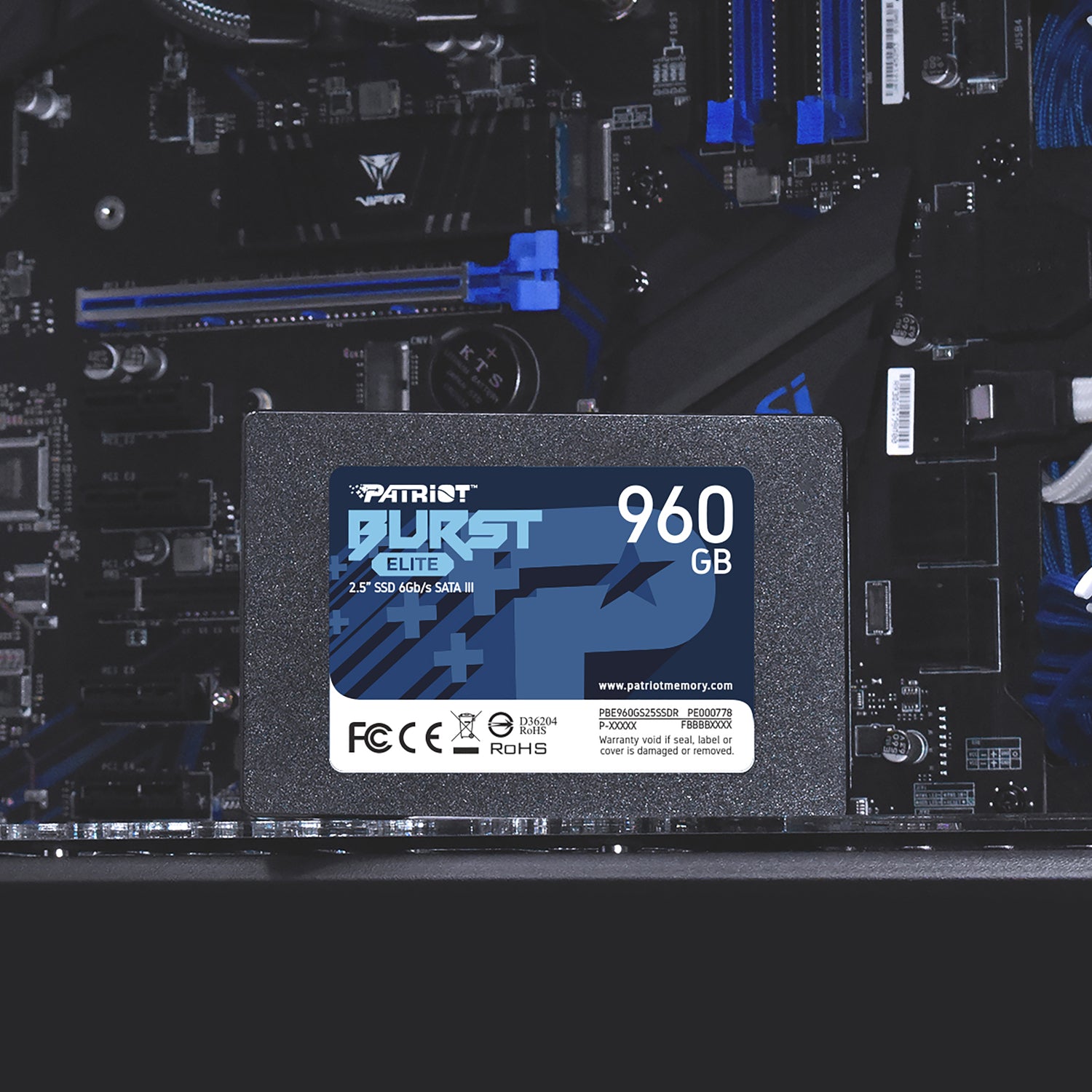 Image 4 for Patriot Burst Elite 960GB 2.5" SATA III SSD