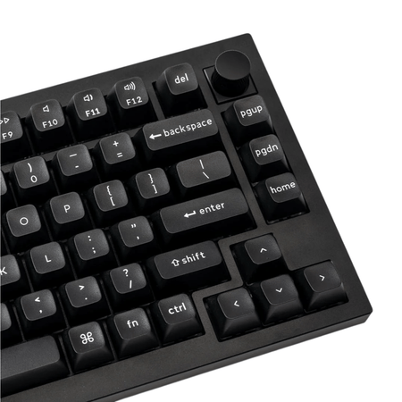 Image 3 for Keychron double Shot KSA PBTFull Keycap Set - White On Black