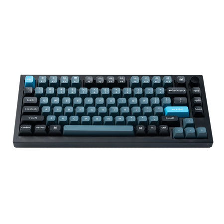 Image 2 for Keychron Double Shot KSA PBT Keycap Set - Dark Grey/Grey/Blue
