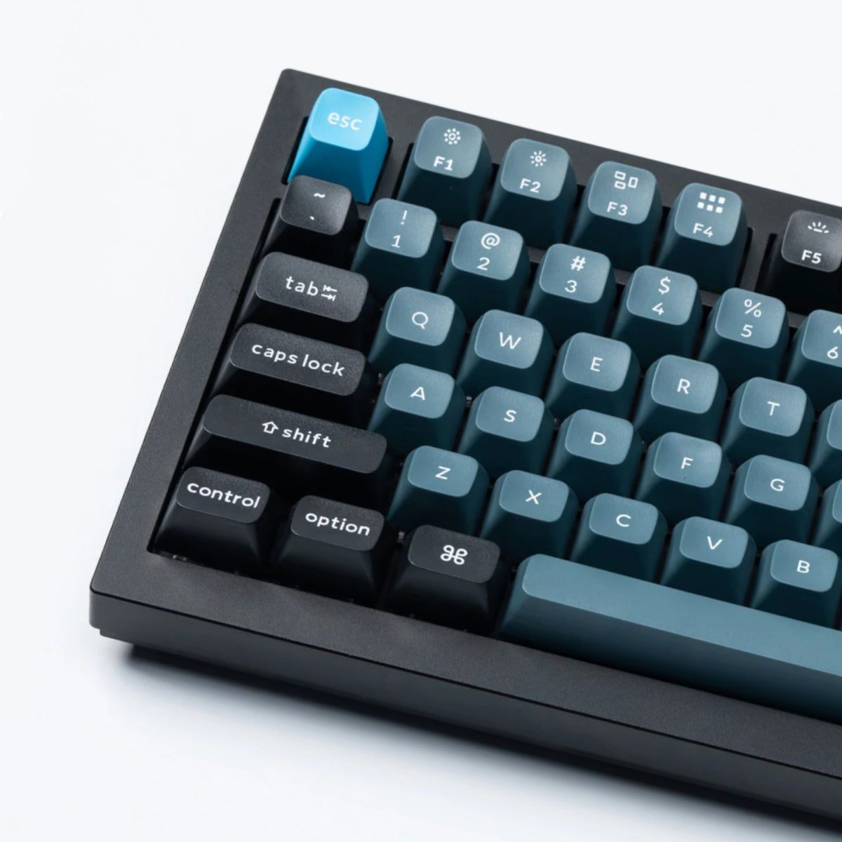 Image 3 for Keychron Double Shot KSA PBT Keycap Set - Dark Grey/Grey/Blue