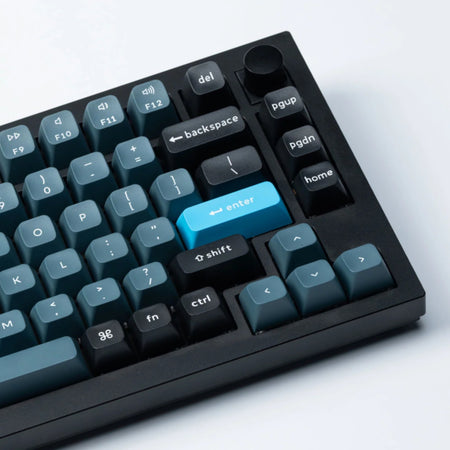 Image 4 for Keychron Double Shot KSA PBT Keycap Set - Dark Grey/Grey/Blue