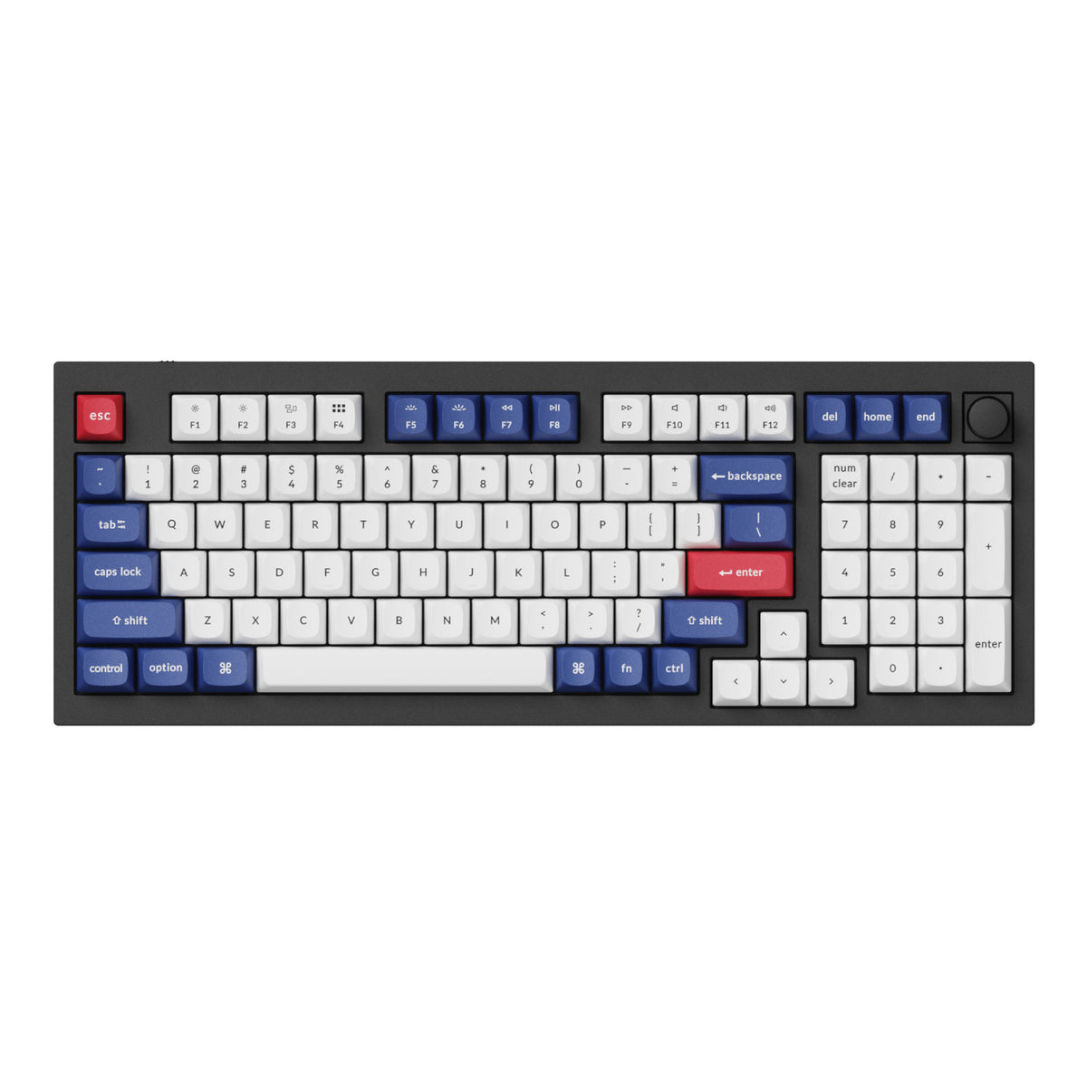 Image 4 for Keychron Double-Shot PBT OSA Keycap Set - Blue and White