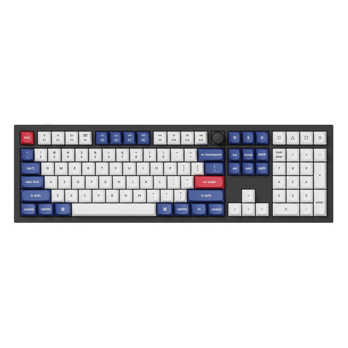 Image 5 for Keychron Double-Shot PBT OSA Keycap Set - Blue and White