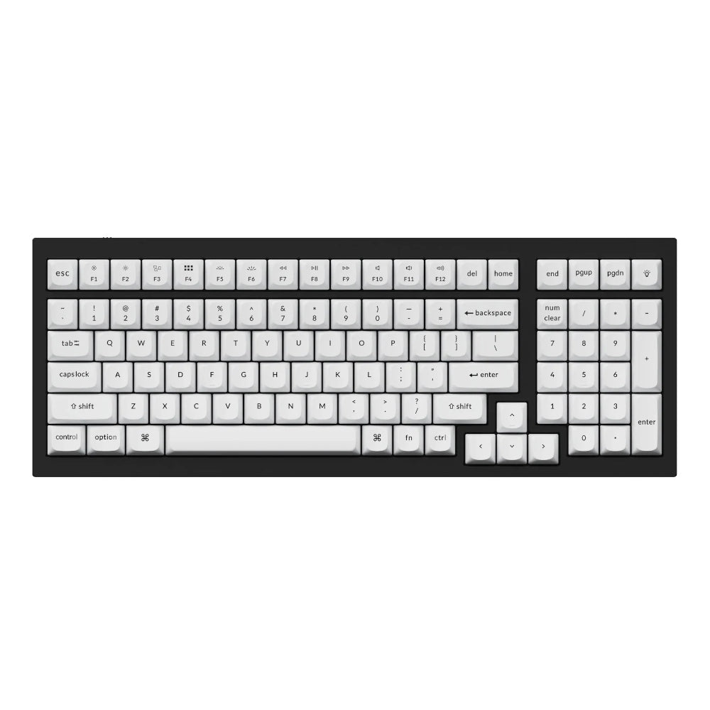 Image 3 for Keychron Double Shot PBT OSA Full Keycap Set - Black/White