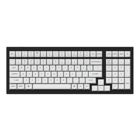 Image 3 for Keychron Double Shot PBT OSA Full Keycap Set - Black/White