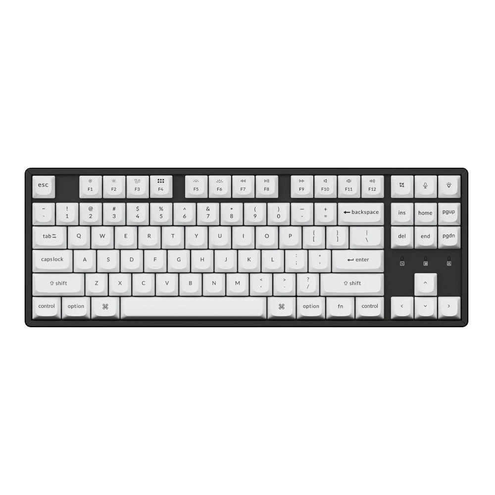 Image 4 for Keychron Double Shot PBT OSA Full Keycap Set - Black/White