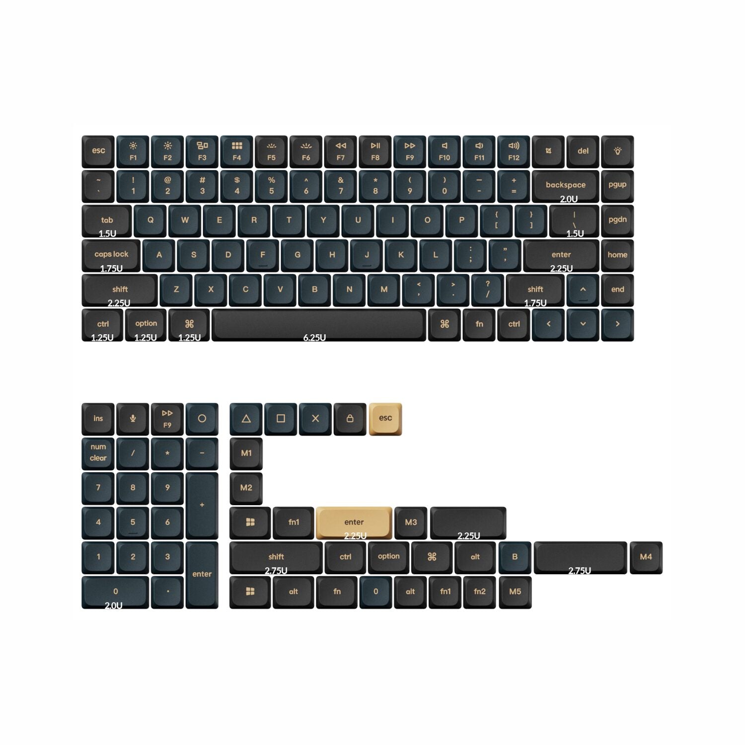 Image 2 for Keychron PBT LSA Knight Keycap Set V2 - Low Profile