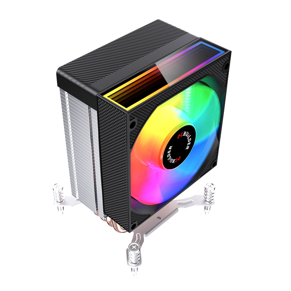 Image 2 for PCBuilder TYHPOON COOL 90mm Air CPU Cooler - Black