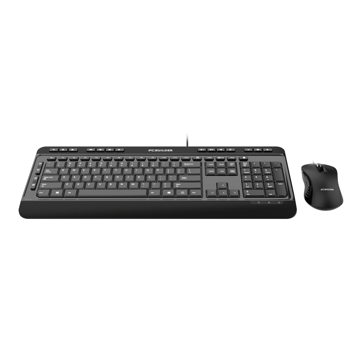 Image 3 for PCBuilder ALPHA Silent Wired Keyboard and Mouse Combo