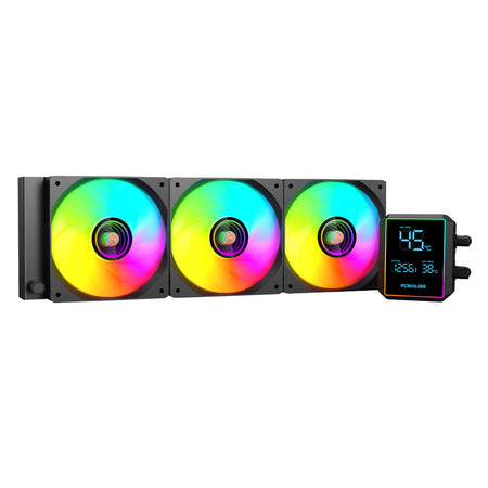 Image 1 for PCBuilder BLIZZARD FREEZE 360mm AIO ARGB Liquid CPU Cooler - Black