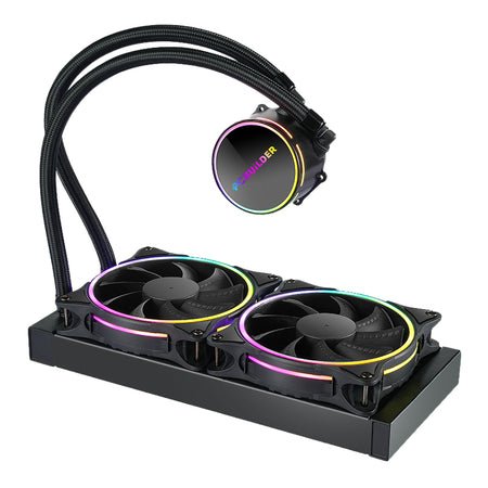 Image 1 for PCBuilder Hydro Chill 240MM AIO Liquid CPU Cooler ARGB