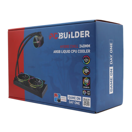 Image 5 for PCBuilder Hydro Chill 240MM AIO Liquid CPU Cooler ARGB