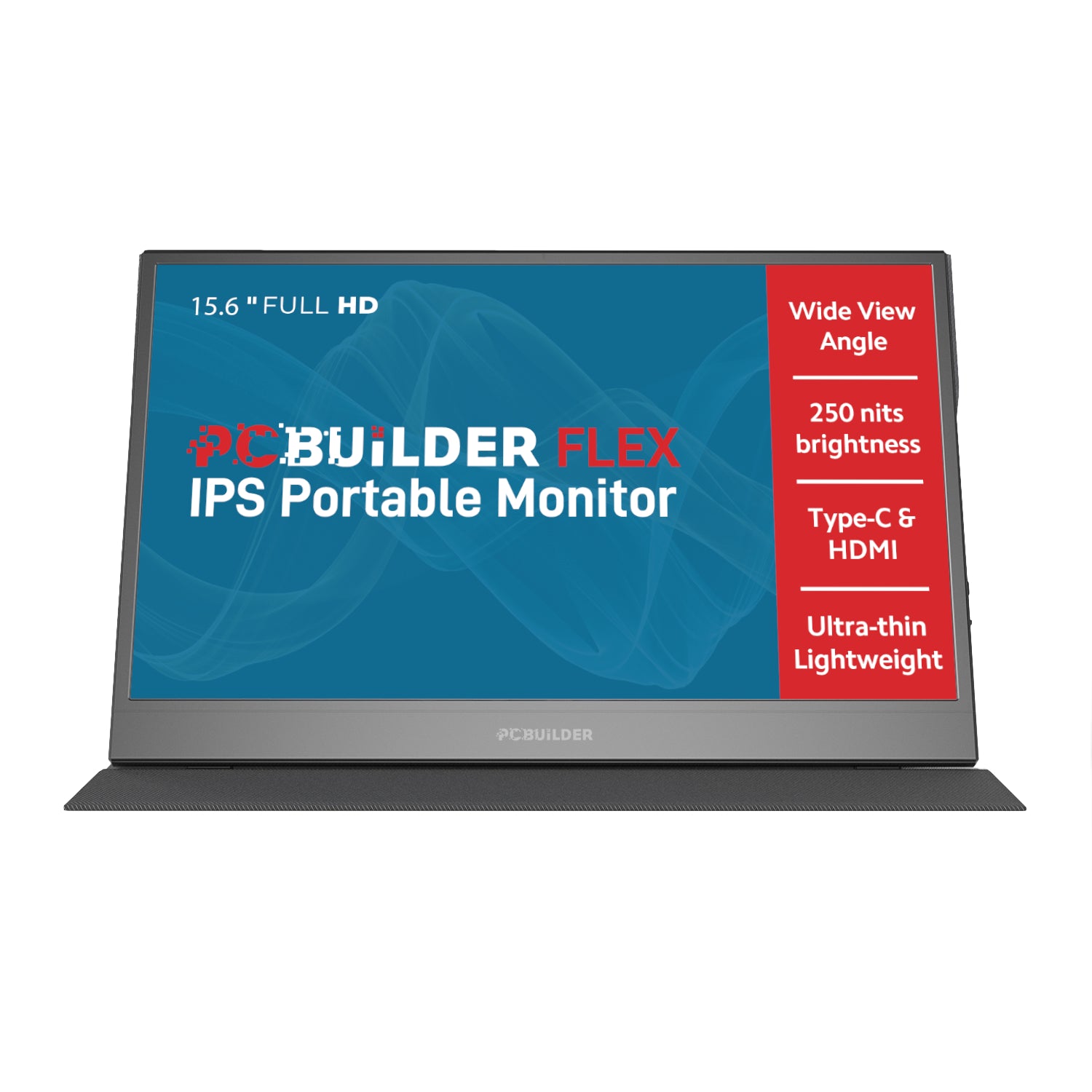 Image 1 for PCBuilder FLEX 15.6" Full HD IPS Portable Monitor
