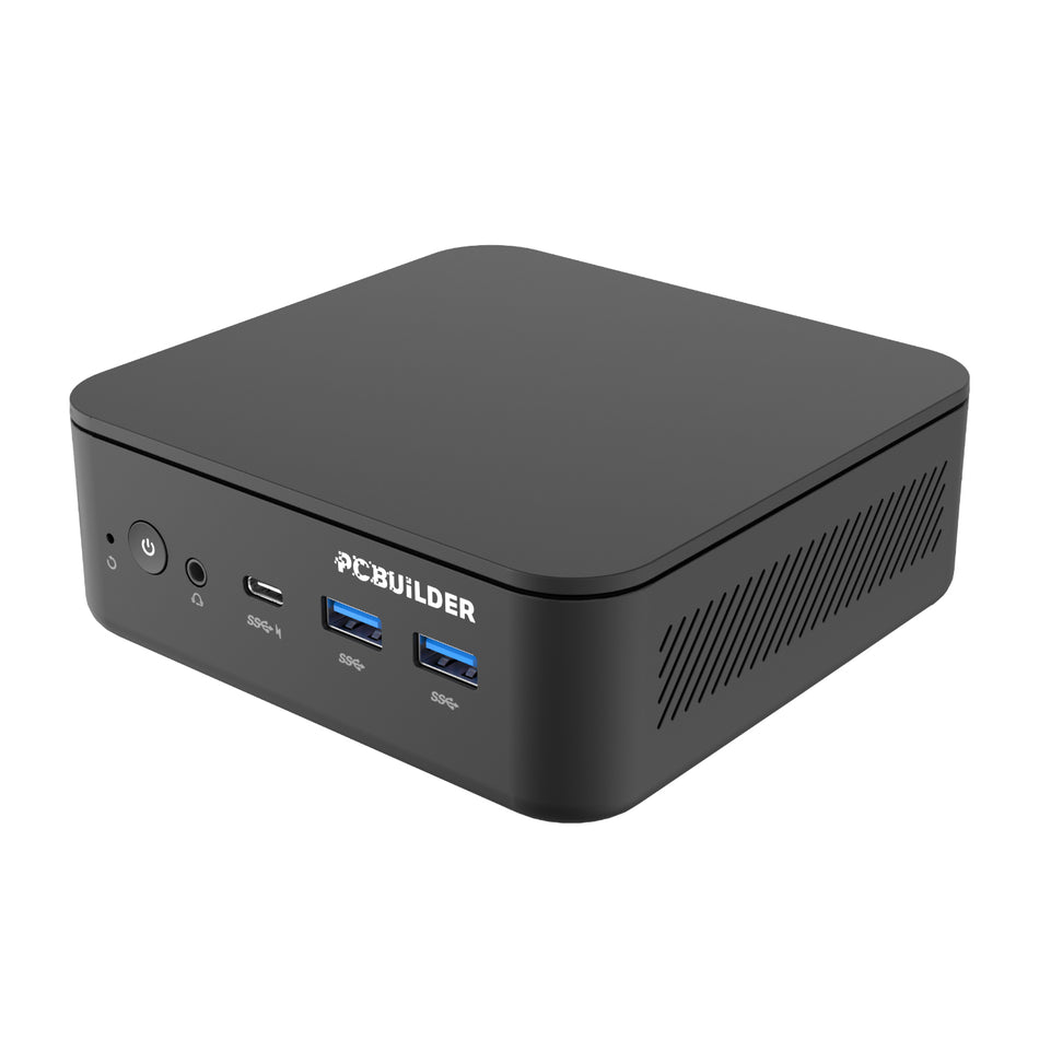 Image 1 for PCBuilder CUBE Intel Core 3-100U 8GB DDR5 512GB Windows 11 Home Mini PC