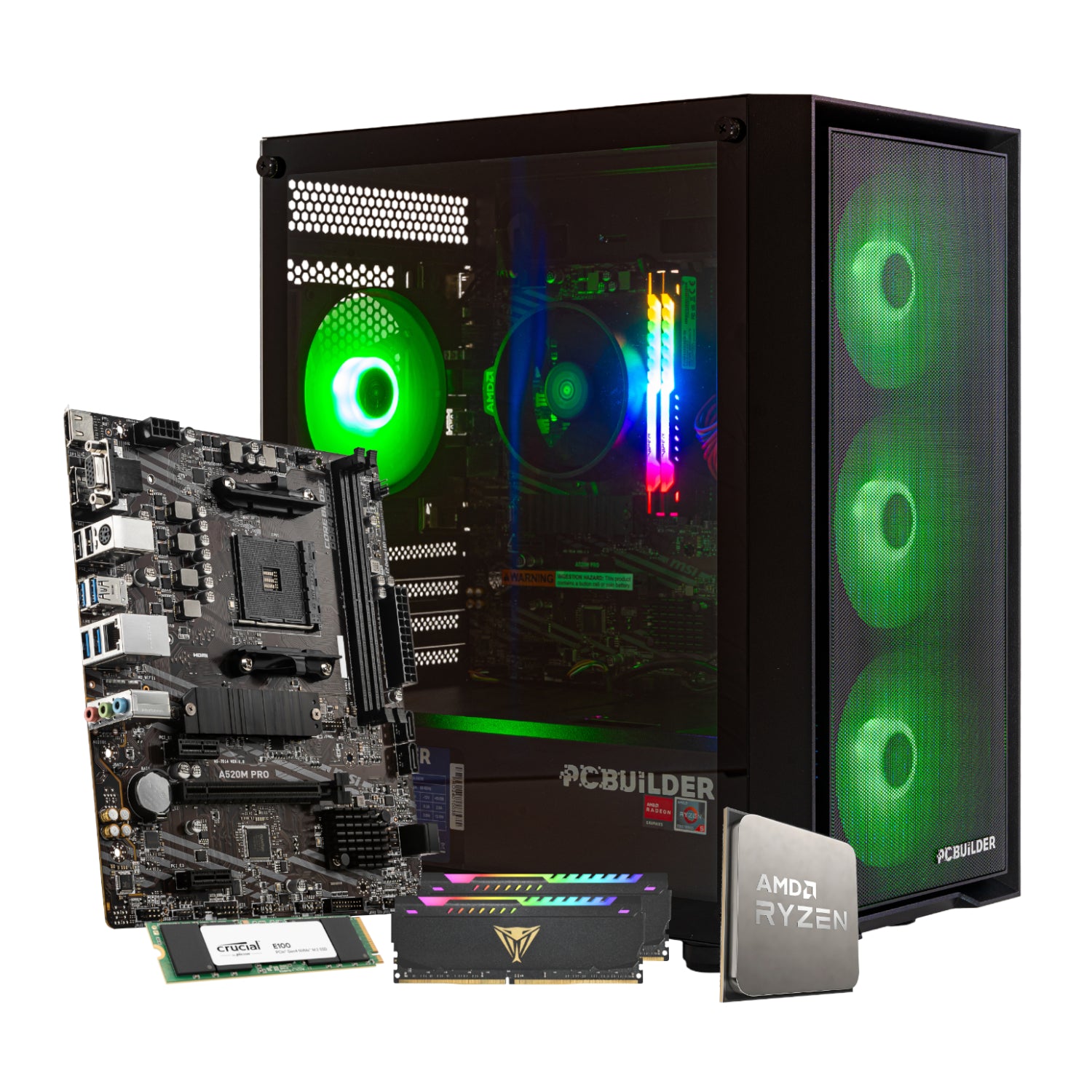 Image 17 for PCBuilder Ryzen 5 5600GT DEFENDER Windows 11 Gaming PC