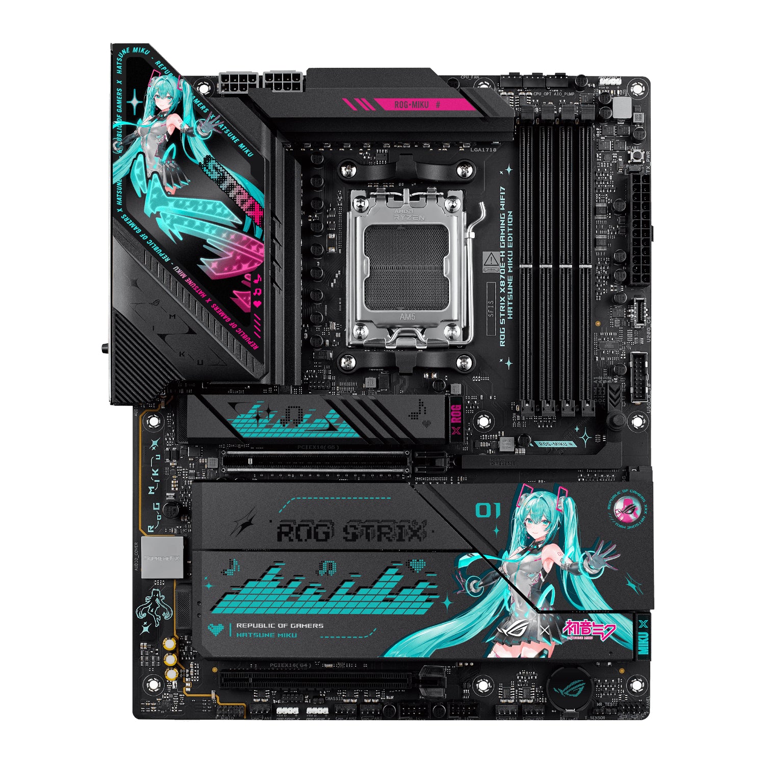Image 12 for PCBuilder Ryzen 7 9800X3D ASUS X MIKU Windows 11 Gaming PC