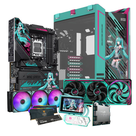 Image 20 for PCBuilder Ryzen 7 9800X3D ASUS X MIKU Windows 11 Gaming PC