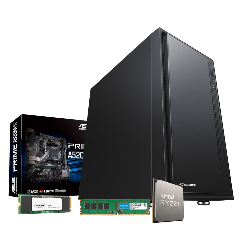 Image 1 for PCBuilder AMD Ryzen 5 3400G HOME MASTER Windows 11 Desktop PC