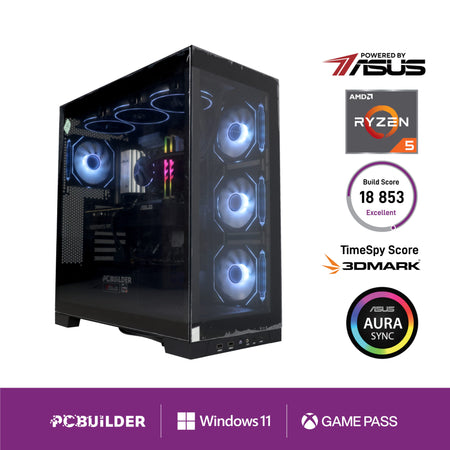 Image 1 for PCBuilder Ryzen 5 7600 MAVERICK Windows 11 Gaming PC