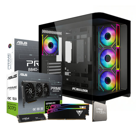 Image 2 for PCBuilder Ryzen 5 7600 MAVERICK Windows 11 Gaming PC