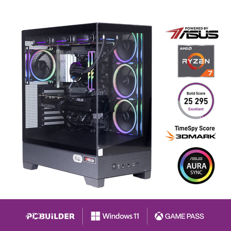 Image 1 for PCBuilder Ryzen 7 7800X3D MAXIMUS Windows 11 Gaming PC