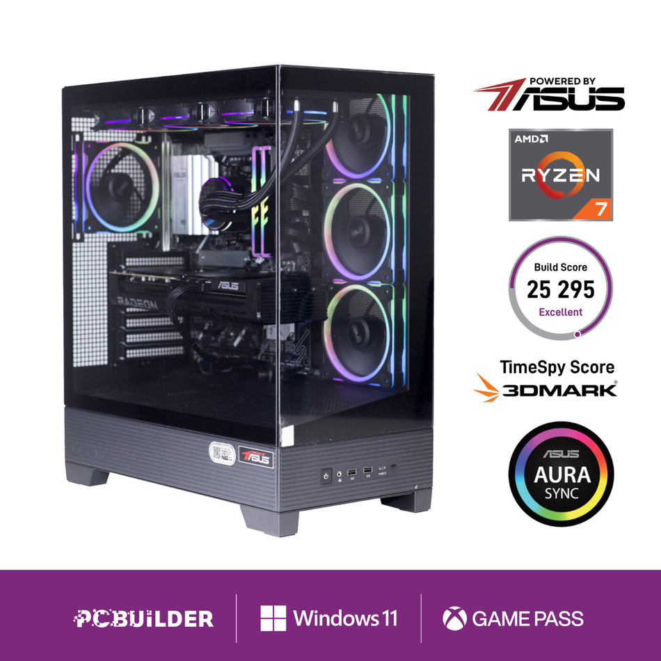 Image 1 for PCBuilder Ryzen 7 7800X3D MAXIMUS Windows 11 Gaming PC
