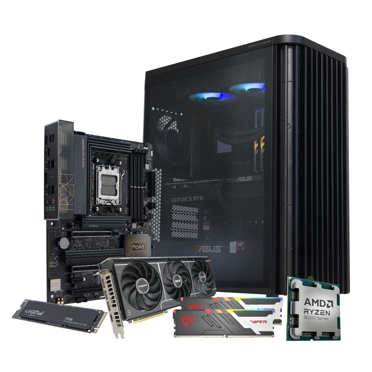 Image 16 for PCBuilder Ryzen 9 9900X MICHELANGELO Windows 11 Creator PC