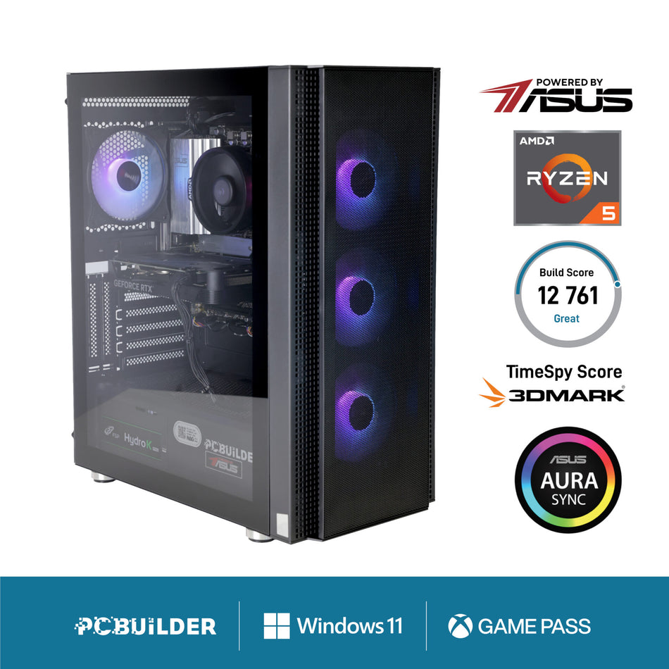 Image 1 for PCBuilder Ryzen 5 8400F OBLIVION Windows 11 Gaming PC