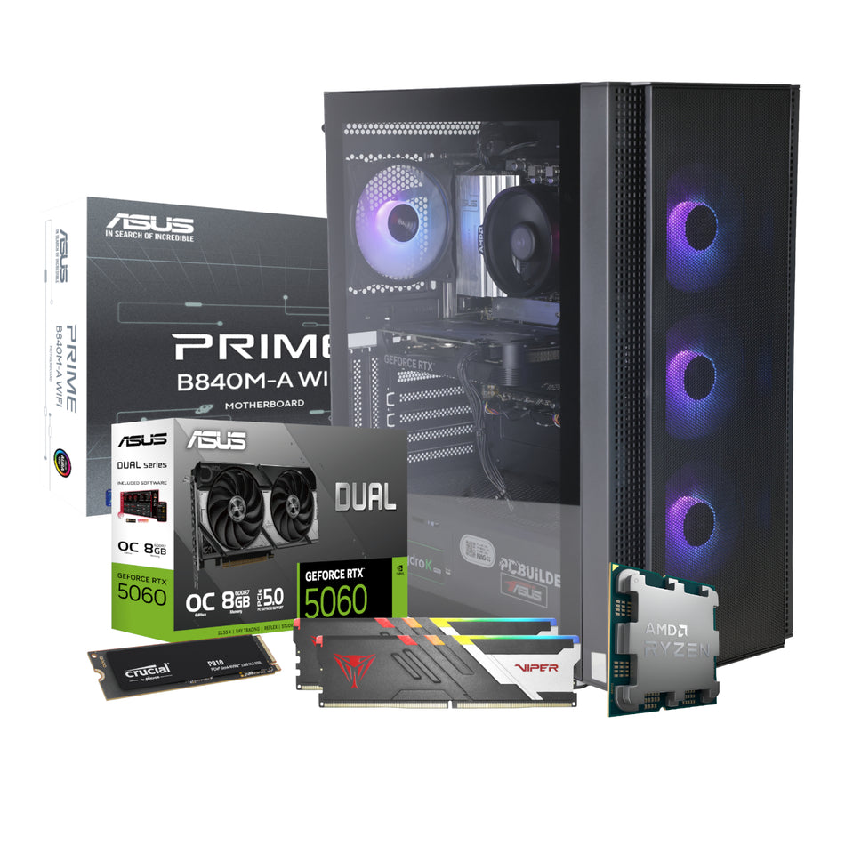 Image 2 for PCBuilder Ryzen 5 8400F OBLIVION Windows 11 Gaming PC
