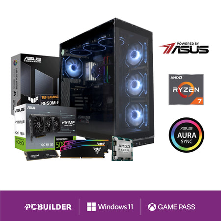 Image 1 for PCBuilder Ryzen 7 9850X3D ODYSSEY Windows 11 Gaming PC